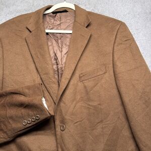 Prontomoda Italy Cashmere‎ Sport Coat Camel Biella Fabric Blazer 42R